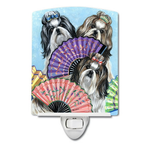 Shih Tzu Top Fans Ceramic Night Light
