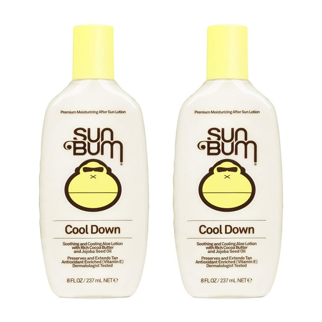 Loción para después del sol, gel Sun Bum Cool Down y aloe vera, 240 ml, 2 unidades