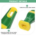 thumbnail image 2 of Mango de Lima de Goma Uxcell 10-Pack, Mangos Rectangulares de 4.53"/0.43" para Lima Ergonómica para Lima de 14" [Verde Amarillo], 2 of 6