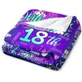 thumbnail image 4 of 9 Year Old Girl Birthday Gift Ideas Throw Blanket, 9th Birthday Gifts for Girls, Happy 9th Birthday Decorations, Best Birthday Gifts for 9 Year Old Girls Daughter Bestie Sister 50" x 60", 4 of 5