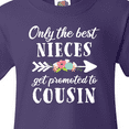 thumbnail image 4 of Inktastic Only the Best Nieces Get Promoted to Cousin Youth T-Shirt, 4 of 5