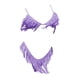 thumbnail image 2 of Conjunto de bikini para mujer con tirantes y copa acolchada, tanga, traje de baño, ropa de playa Morado M, 2 of 6