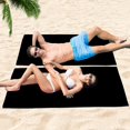 thumbnail image 6 of GZHJMY Beach Towel for Women Girls, Black Solid Color Bath Towel, Oversized Lightweight Sport Towel, 31x51 Inch, 6 of 7