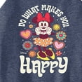 thumbnail image 3 of Disney - Mickey & Friends - Minnie Mouse - Do What Makes You Happy - Juniors High Neck Tank Top, 3 of 5