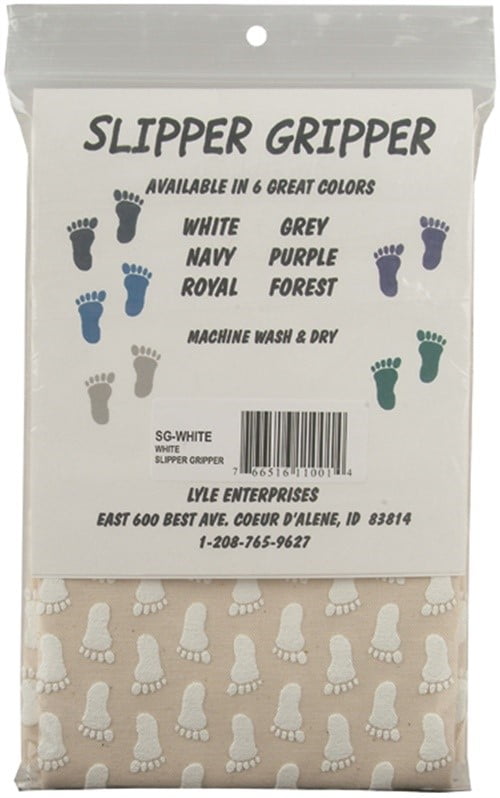 Slipper Grippers 12"X14" 2/PkgWhite, Pk 1, Lyle