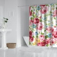 thumbnail image 3 of Waterproof Pioneer Shower Curtain 72x84 Inch Polyester Unique Cute Floral Shower Curtain for Bathroom Hotel Home Decor with 12 Plastic Hooks, 3 of 5