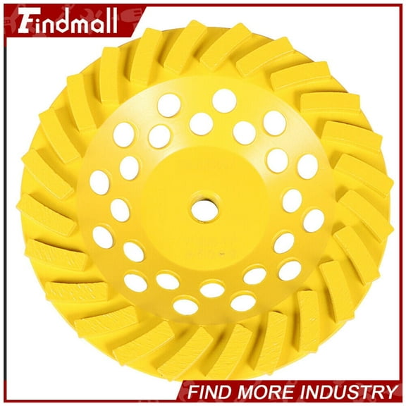 findmall 7" Grinding Disc Shaft Diameter 5/8-11 " Maximum Speed 8600 Diamond Cup