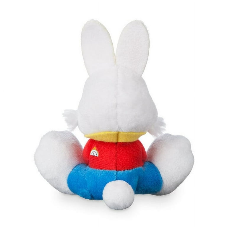 Disney Store Alice in Wonderland White Rabbit Plush Soft Stuffed Toy Size  16.5 Birthday Gift , Cute Toy , Vintage Rabbit 