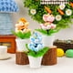 thumbnail image 5 of Maceta decorativa con huevos de Pascua, decoración festiva para primavera, adorno único para el hogar, 5 of 6