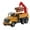 C, variant on New Boys Construction Dump Truck Toys Alloy Realistic Excavator Pull Back Truck With Lights And Sounds,Christmas Gifts For Kids,Party Favors