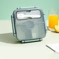 thumbnail image 5 of sruoe Bento Box, Lunch Boxes for Adults, bento box lunch, Portable Leakproof Heated Bento Container, Microwave Safe Heated Lunch Boxes for Storage Home Office Work Study, Plastic, 5 of 6