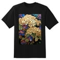 thumbnail image 2 of Plus Size Shirt for Women Black Tops for Women Short Sleeves Shirt for Women Iridescent Hydrangea1 T Shirt Crewneck Shirt for Women 2XL, 2 of 5
