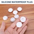 thumbnail image 4 of 10pcs Hole Plug 13/16 Inch (21mm) Button Plugs Fit for 18mm Hole, Snap in Locking Hole Tube Plug Gel, White, 4 of 6