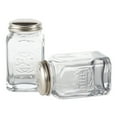 thumbnail image 2 of Retro Glass S&P Set - Clear, 2 of 3