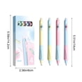 thumbnail image 3 of Erasable Gel Pens for Students, Thermal Erasable Ink Pens with Ergonomic Silicone Grip, Fast-Dry 0.5mm Bullet Tip, Retractable Push-Button Pens for Homework Note-Taking, 3 of 6