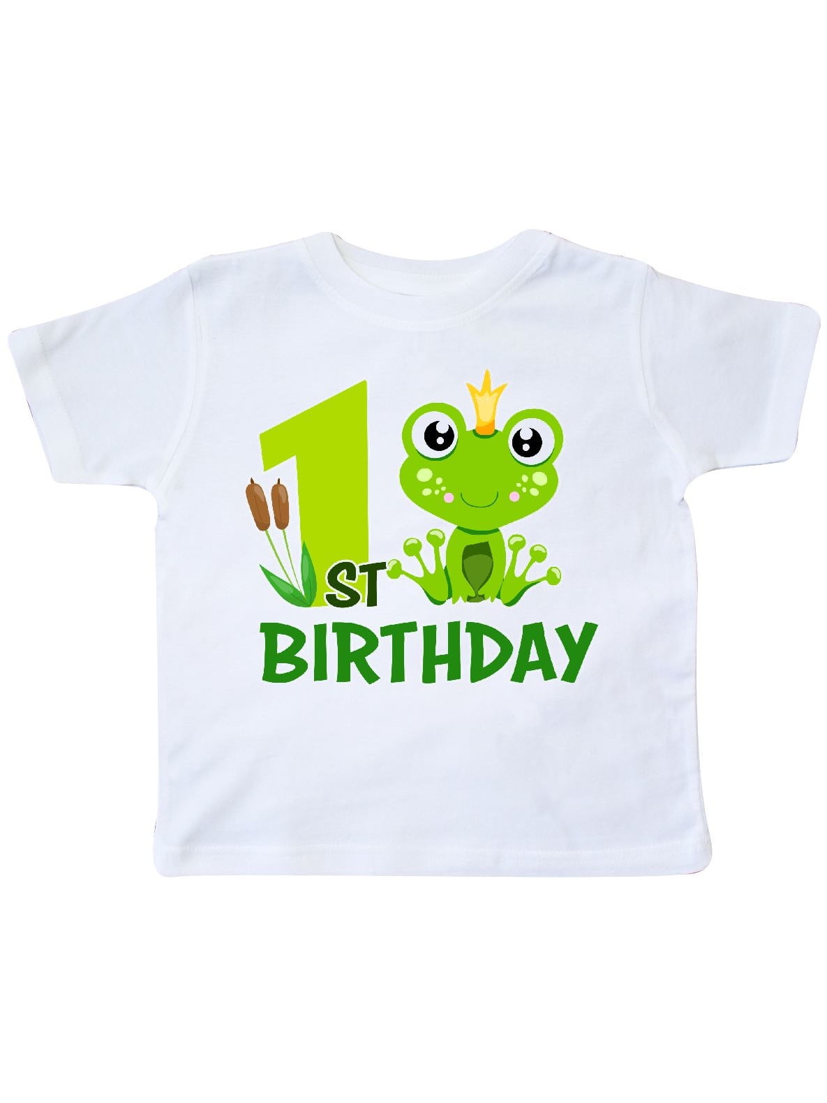 inktastic Girl with Brown Hair Frog Toddler T-Shirt Yellow Raincoat