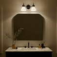 thumbnail image 4 of Farum 19.25 in. 2-Light Chrome Modern Bathroom Vanity Light with Opal Glass Shades, 4 of 8