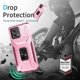 thumbnail image 5 of Funda para GANGXUN Motorola Moto G Stylus 5G 2023 - Soporte metálico, Función magnética, Rosa, 5 of 5