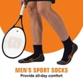 thumbnail image 2 of FREEYOKA 6 Pairs Mens Ankle Running Socks Moisture Wicking Sport Socks Breathable Gym Workout Hiking Walking Sock，MULCOLOR, 2 of 6