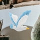 thumbnail image 2 of EeaseMX 3 piezas de pájaros de resina colgantes, gaviotas, pájaros, fondo creativo, colgante de pared para el hogar (azul a la derecha), 2 of 8