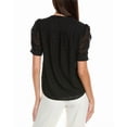 thumbnail image 2 of T Tahari womens  Button Blouse, m, Black, 2 of 3