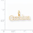 thumbnail image 2 of 10K Yellow Gold Grandma Charm, 2 of 2