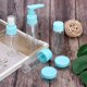 thumbnail image 3 of 7 unids/set portátil reutilizable vacío maquillaje botella con pulverizador loción crema contenedor Kit (azul), 3 of 8