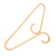 thumbnail image 5 of Estilo de suspensión de ropa de ratán, organizador de prendas, percha para adultos, 4 piezas, 5 of 5