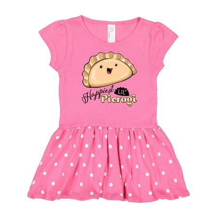 

Inktastic Happiest Lil Pierogi Gift Baby Girl Dress