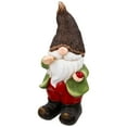 thumbnail image 5 of Northlight Gnome with Ladybug Outdoor Garden Statue - 15.75", 5 of 7