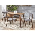 thumbnail image 1 of Comedor Megan nogal con lino gris, 1 of 2