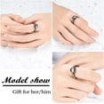 thumbnail image 4 of Crystal Heart Cremation Ring for Ashes for Women Men Keepsake Finger Ring Urns for Ashes for Loved One for Dad Mom Size（5,6,7,8,9,10), 4 of 8