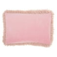 thumbnail image 4 of Nourison Yarn Shimmer Shag Decorative Throw Pillow, 14" x 20", Cream, 4 of 11