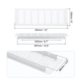 thumbnail image 2 of Unique Bargains Couverture de Ventilation de Porte 12 x 4 Pouces, 1 Pce Grille de Ventilation Robuste, 2 of 7