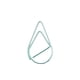 thumbnail image 1 of Billuyoard Clip de papel de 30 piezas, bonita forma de gota de agua, estilo Simple, Color sólido, oficina, escuela, nota, libro, pinza para fotos, Almacenamiento y organización del hogar Azul verde Billuyoard HA082155-02B, 1 of 6