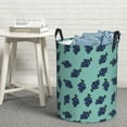 thumbnail image 5 of Cute Grape Green Laundry Basket, Laundry Hamper Waterproof Laundry Bag Clothes Hamper Laundry Bin with Handles for Bedroom, Living Room, Kids Room-#, 5 of 5