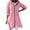 Pink, variant on Hoodies for Women Zpanxa Women's Solid Color Zip up Hoodie, Long Irregular Hem Long Coat, Plus Size Winter Warm Sweatshirts Jackets Hoodies Outerwear with Pockets Gray 3XL