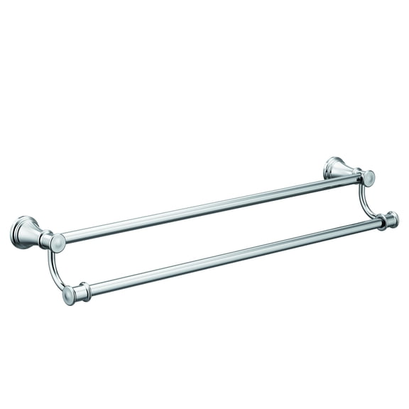 Moen Belfield Chrome 24-Inch Bathroom Double Towel Bar