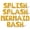 Gold, variant on Letter Balloons - SPLISH SPLASH MERMAID BASH 16" Inch Alphabet Letters Foil Mylar Balloon Mermaid Birthday Party Banner (Gold)