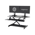 thumbnail image 2 of Ergotron WorkFit Corner - Standing desk converter - black - black base, 2 of 7