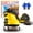 Yellow, variant on Electric Ice Scraper for Car Windshield, Rechargeable Ice Blaster, Rotating Scraper Disc, USB Electric Ice Scraper, Comfort Grip, Compact Handheld, Multi-Glass Use, Winter Car Care with Gloves