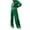 Green womens 2 piece sets, variant on clear 50% off Usmixi Womens Tracksuits Set 2 Piece Outfits for Women Fashion Comfy Gold Velvet Zipper Hooded Coat Drawstring Long Pants Ladies Casual Solid Sweatsuits Sets Lounge Sets