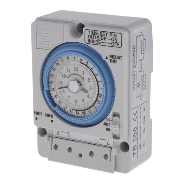 Temporizador Mecánico Temporizador Temporizador Reloj de Plástico 24 tiempo tiempo de tiempo de tiempo de de Duración Zulema Interruptor de temporizador mecánico