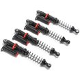 thumbnail image 2 of Ounissouiy Amortiguador trasero delantero liso de Metal para 1/10 Axial SCX10 90046 RC pieza de coche RC accesorios de coche piezas de repuesto Kits de construcción modelo TYPE3, 2 of 6