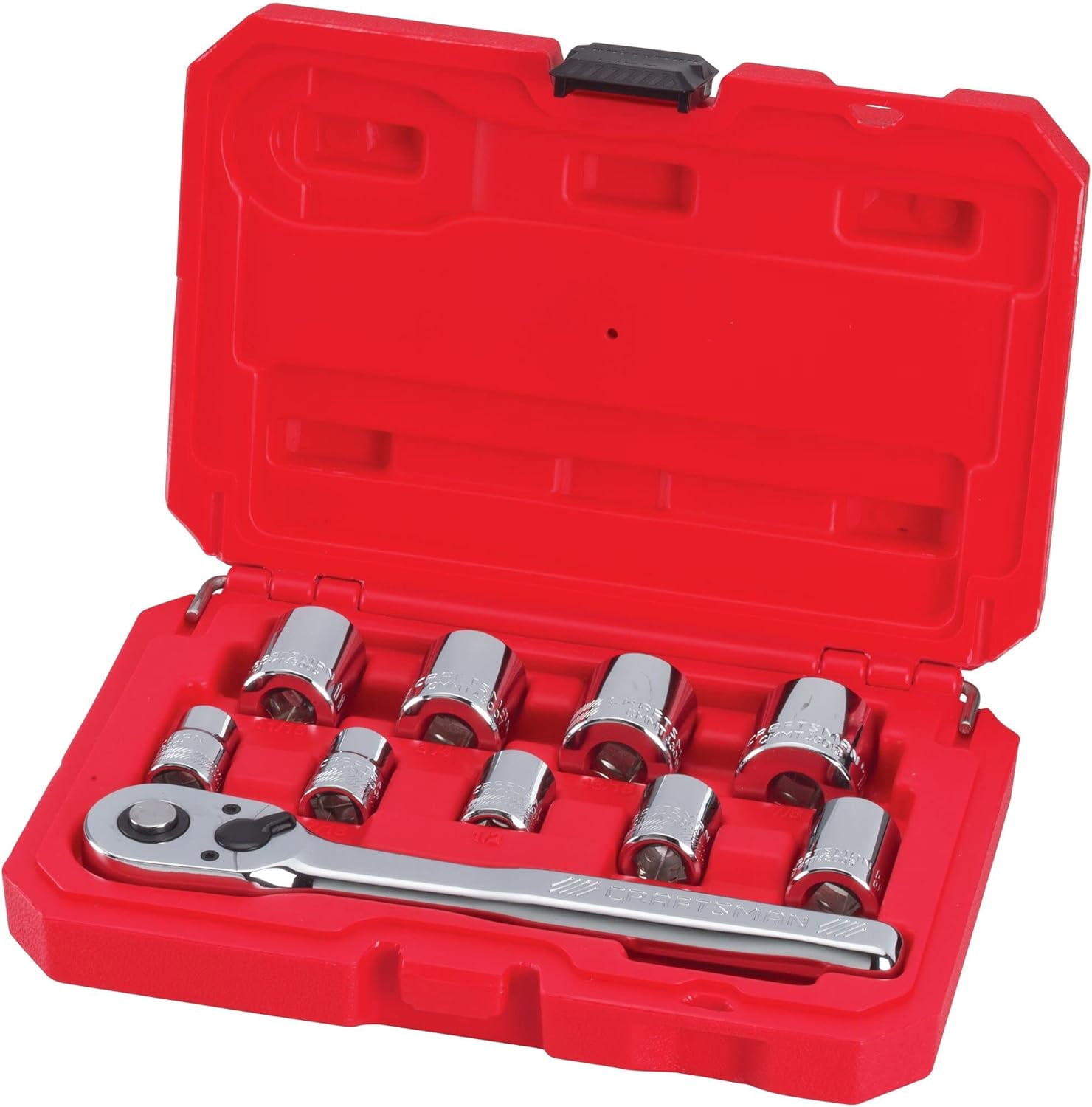 Craftsman 3/8 in. drive SAE 6 Point Socket Set 10 pc