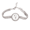 thumbnail image 1 of black line soft cs ice Tennis Chain Anklet Bracelet Diamond Jewelry, 1 of 3