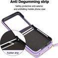 thumbnail image 5 of for Motorola Moto Razr+ 2023 Wallet Case with RFID Blocking, Moto Razr Plus Phone Case Crossbody Strap Card Holder Women Girls PU Leather Motorola Razr+ 2023 Wallet Phone Case Purple, 5 of 14