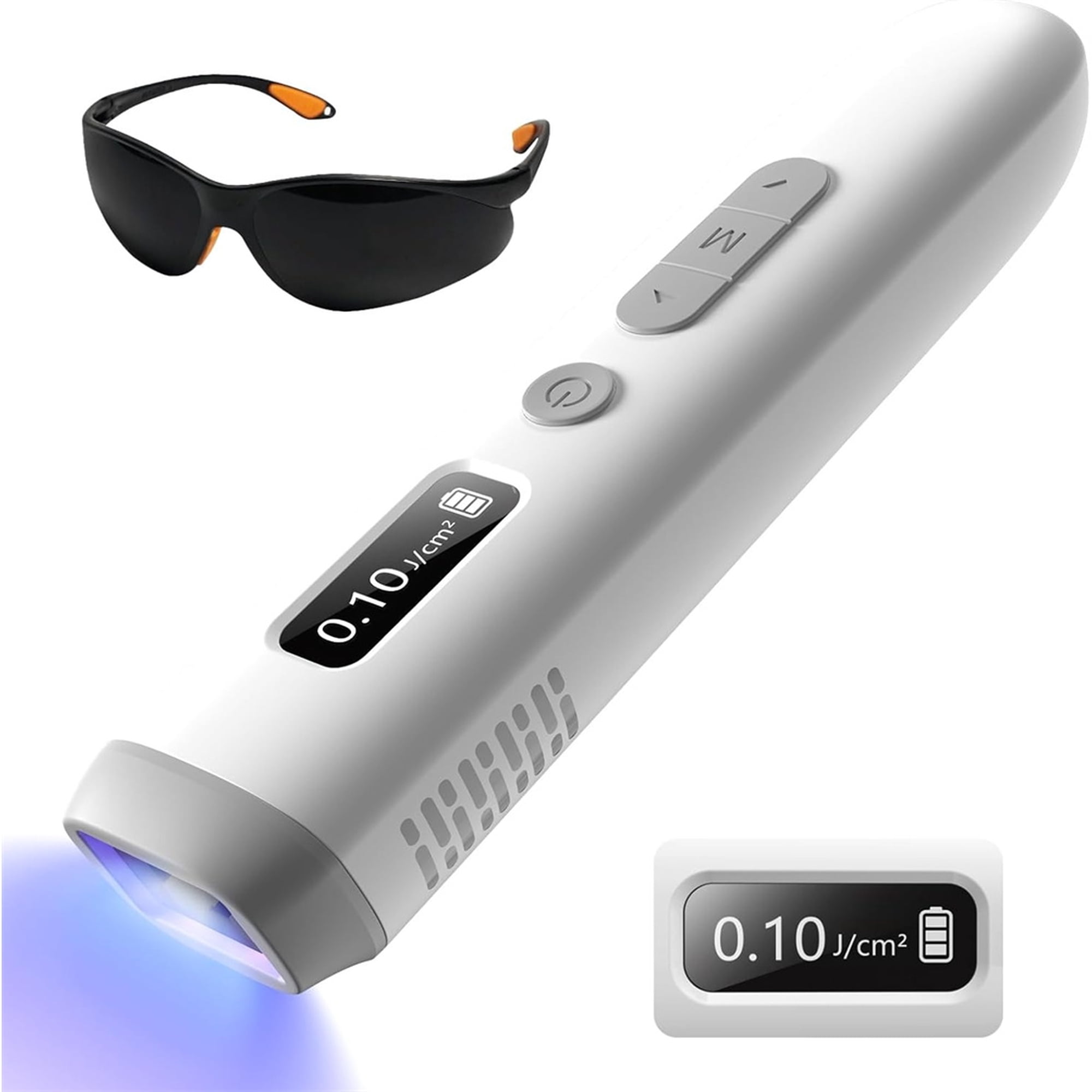 Handheld 308nm UVB Light Therapy Device - Wireless & Rechargeable UV Lamp for Daily Use