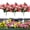Watermelon Red, variant on Artificial Pansy Flowers Outdoor Fake Pansies for Porch Garden Decor - Faux Plastic Flowers No Watering No Pruning for Home Wedding Photography Backyard Balcony Window Box Decoration - 1 Pack