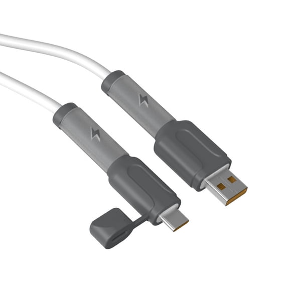 2Pcs Silicone Cable Protector for Phone Charging Adapter Data Cable Protective Cover Silicone Charging Cable Protective